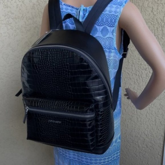 Michael Kors Cooper Men`s Backpack Black - Picture 12 of 15